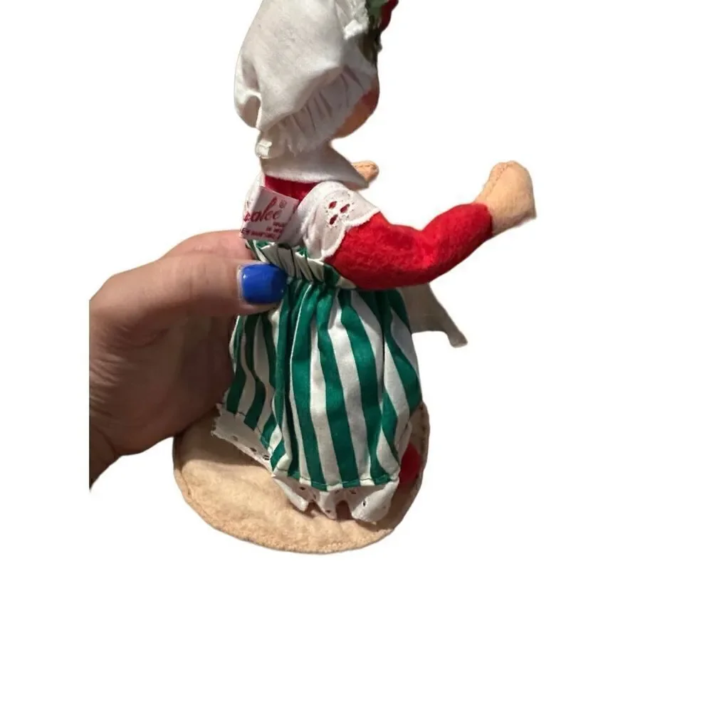 Annalee Mrs. Santa Bag 8 in Doll Figurine Handmade 1993 in the USA Christmas - Picture 6 of 10